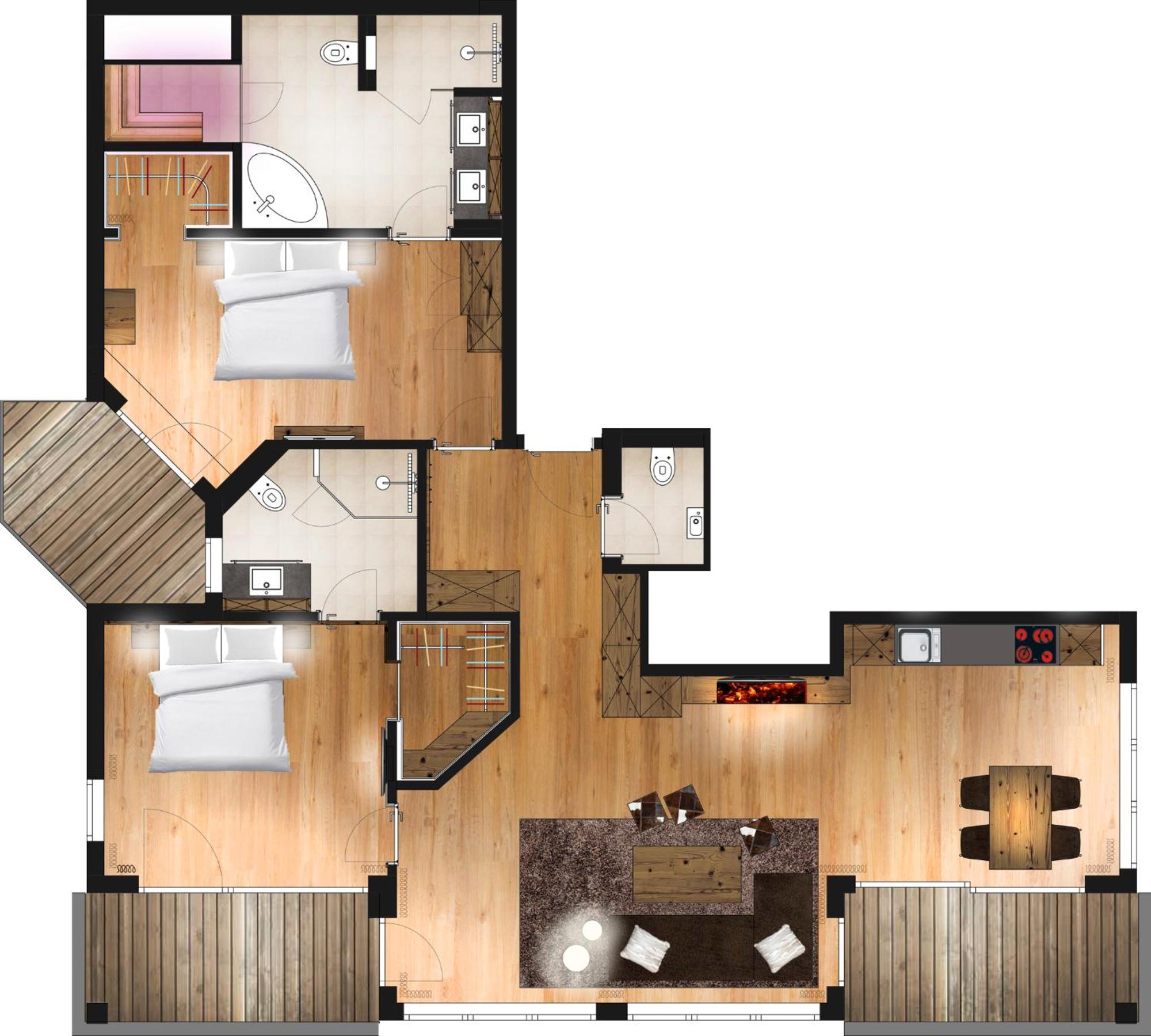 Superior Hotel Post Ischgl Habitación foto